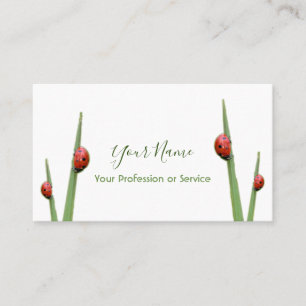 Tarjeta De Visita ¡Los clientes afortunados con unos ladybugs afortu