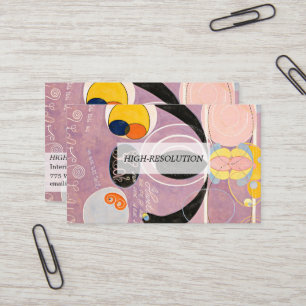 Tarjeta De Visita Los Diez Mayores, Grupo IV, No. 6 de Hilma af Klin