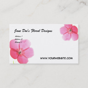 Tarjeta De Visita Los diseños florales de la gama de Jane,…