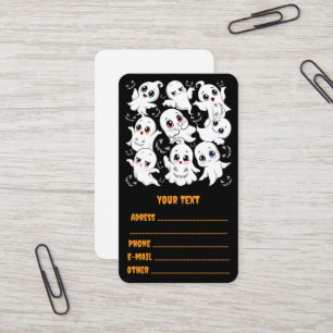 Tarjeta De Visita Los fantasmas del bebé espantaron el humor de Hall