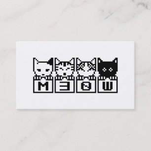 TARJETA DE VISITA LOS GATOS M30W DE 8 BITS