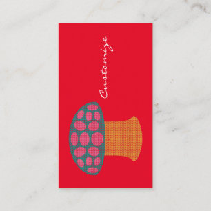Tarjeta De Visita Los hongos rojos de Amanita Thunder_Cove