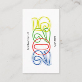 Tarjeta De Visita Los mejores momentos de 2025 empiezan aquí