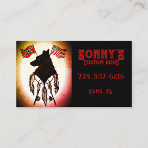 Tarjeta De Visita Los ruidos del Personalizado de Sonny