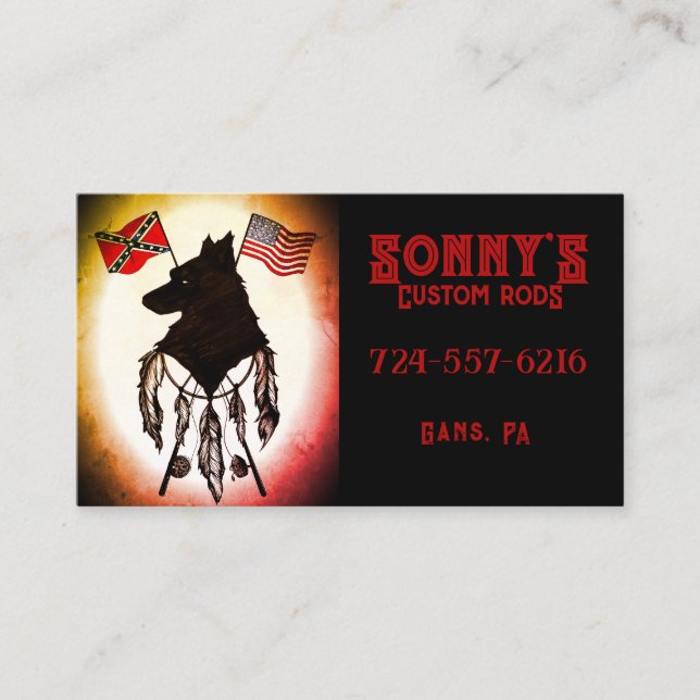 Tarjeta De Visita Los ruidos del Personalizado de Sonny (Anverso)