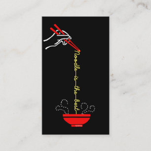 Tarjeta De Visita Los tallarines son el mejor