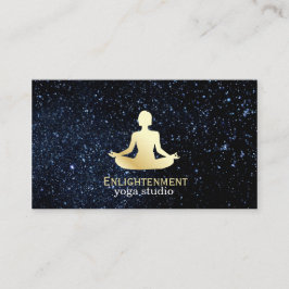 Tarjeta De Visita Loto completo (oro) / cielo nocturno