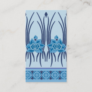 TARJETA DE VISITA LOTUS NOUVEAU: LUNES AZUL