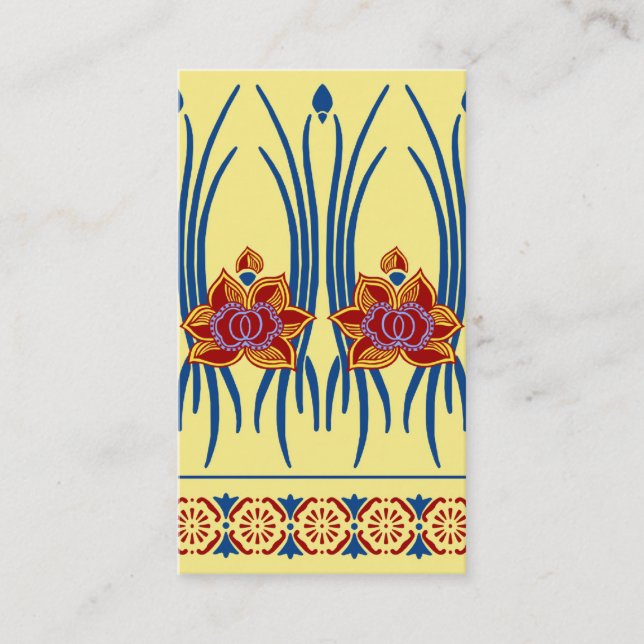 TARJETA DE VISITA LOTUS NOUVEAU: TARDE DE JULIO (Anverso)