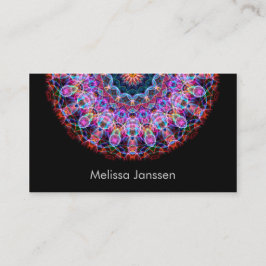 Tarjeta De Visita Lotus púrpura - Mandala