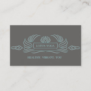 Tarjeta De Visita Lotus simple