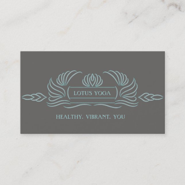 Tarjeta De Visita Lotus simple (Anverso)