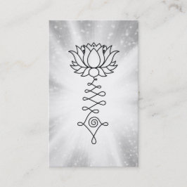 Tarjeta De Visita *~* Lotus Sparkle Raya Reciclando Energía Reiki