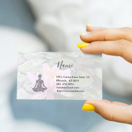 Tarjeta de visita Lotus Yoga 2