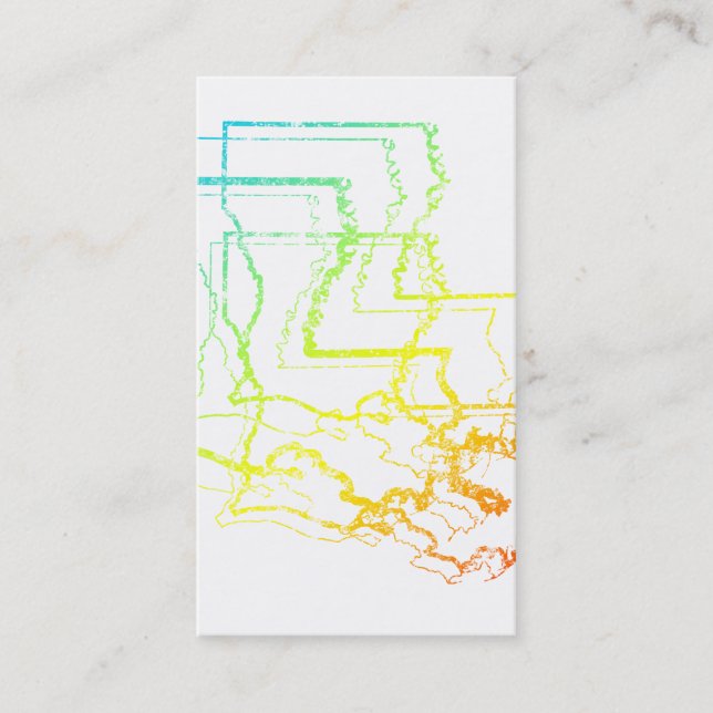 Tarjeta De Visita louisiana chill blur (Anverso)