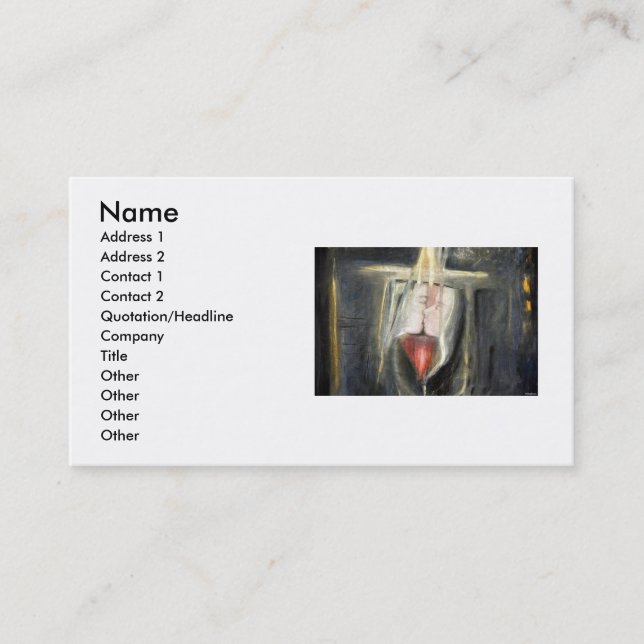 Tarjeta de visita Lovers Kiss2 (Anverso)