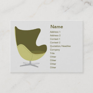 Tarjeta De Visita Loveseat - rechoncho