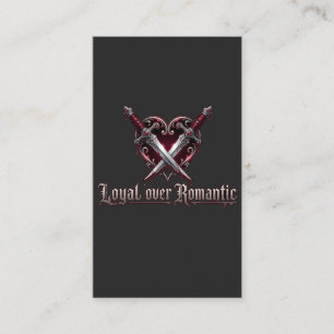 Tarjeta De Visita lOYAL Sobre Romántico