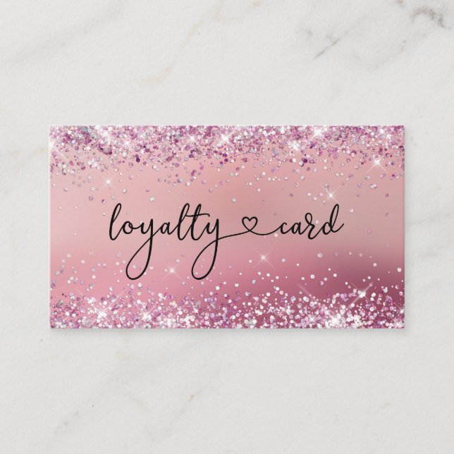 Tarjeta De Visita Loyalität Karte Purpurina 5 Nails Lash Beauty (Anverso)
