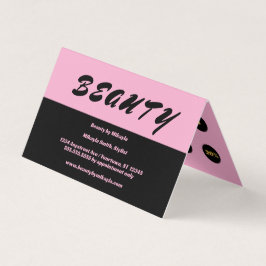 Tarjeta De Visita Loyalty Card for Beauty Salon