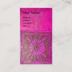 TARJETA DE VISITA LUCERO DEL ALBA, MONOGRAMA