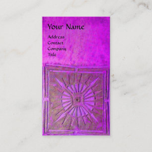 TARJETA DE VISITA LUCERO DEL ALBA, MONOGRAMA