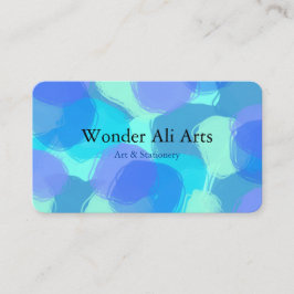 Tarjeta De Visita Luces azules