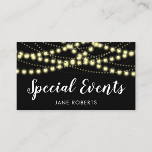 Tarjeta De Visita Luces colgantes