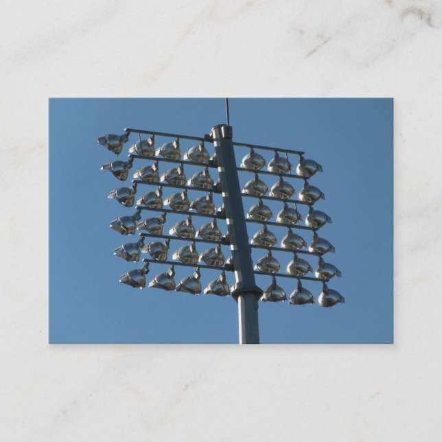 Tarjeta De Visita Luces de inundación (Anverso)