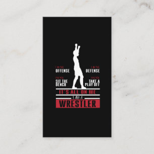 Tarjeta De Visita Luchador que lucha el regalo lindo para el