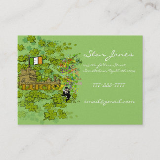 Tarjeta De Visita Lucky Leprechaun Castle