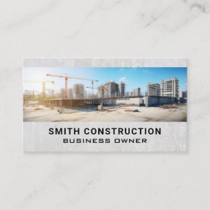 Tarjeta De Visita Lugar de construcción   Generadores   Inmobiliaria