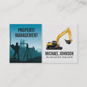 Tarjeta De Visita Lugar de construcción   Vehículo