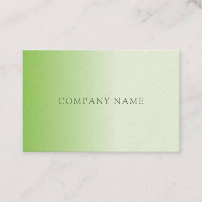 Tarjeta De Visita Lujo Elegante Diseño Moderno Planta Profesional (Anverso)