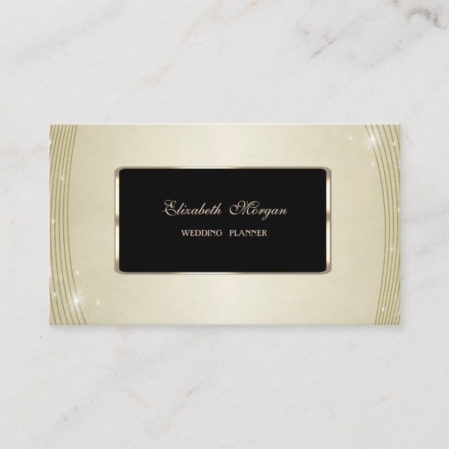 Tarjeta De Visita Lujo Elegante Estilo Profesional (Anverso)