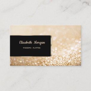 Tarjeta De Visita Lujo Elegante Glitter Rojo Estiloso Bokeh