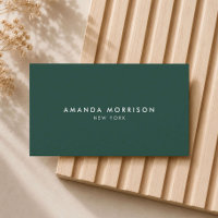 Lujo minimalista boutique bosque oscuro verde