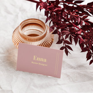 Tarjeta De Visita Lujo Minimalista Profesional Negro y Dorado