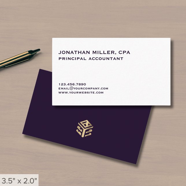 Tarjeta De Visita Lujo Minimalista simple (Subido por el creador)