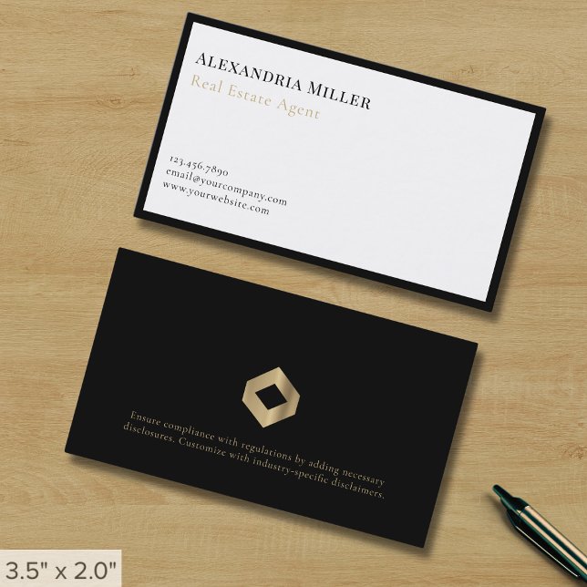 Tarjeta De Visita Lujo moderno simple (Subido por el creador)