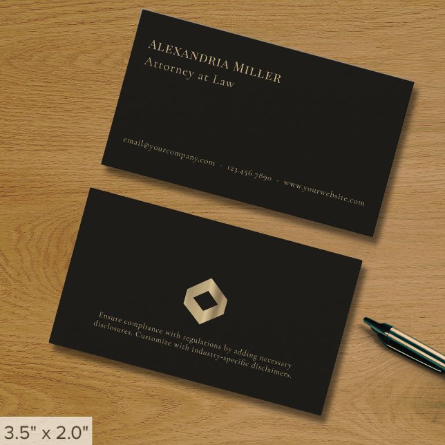 Tarjeta De Visita Lujo moderno simple (Subido por el creador)