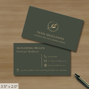 Tarjeta De Visita Lujo simple y elegante