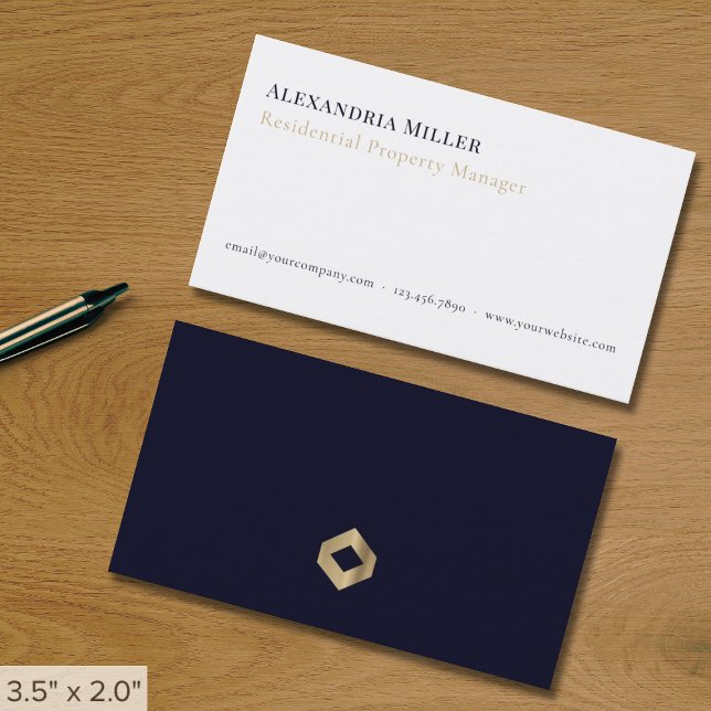 Tarjeta De Visita Lujo simple y elegante (Subido por el creador)