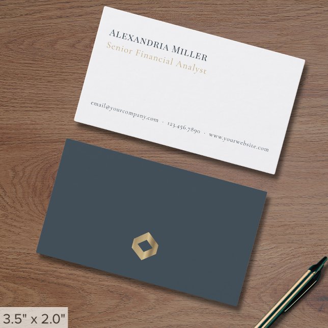 Tarjeta De Visita Lujo simple y elegante (Subido por el creador)