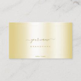 Tarjeta De Visita Lujoso efecto Gold con Frame Professional