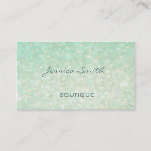 Tarjeta De Visita Lujoso glamoroso moderno y elegante bokeh