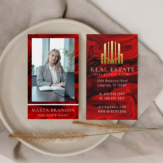 Tarjeta De Visita Lujoso inmobiliario profesional