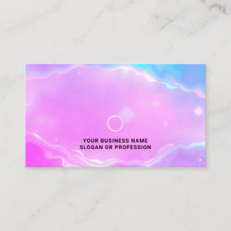 Tarjeta De Visita Lumina Opal | Logotipo Profesional Arcoíris