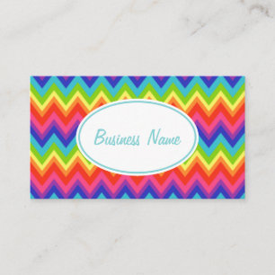Tarjeta de visita luminosa Rainbow