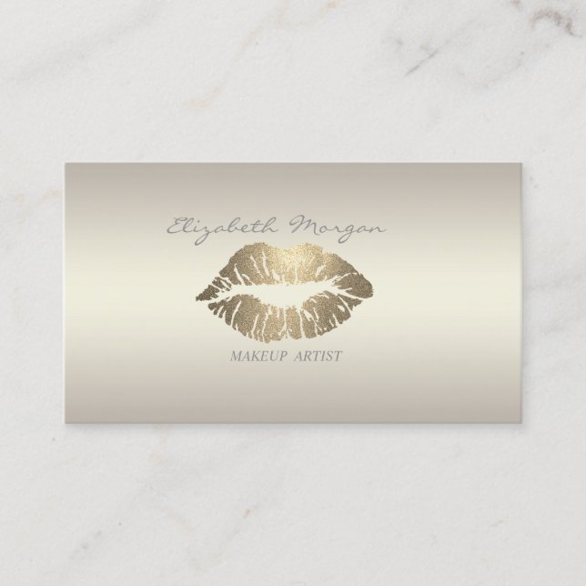Tarjeta De Visita Luminoso y encantador profesional moderno, labios (Anverso)